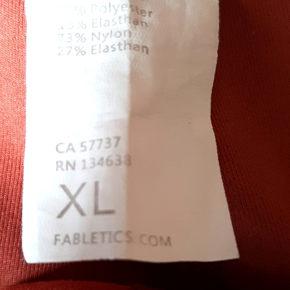 FABLETICS "Pure Lux" Cropped Yoga Pants Tiger Print XL - Picture 8 of 9